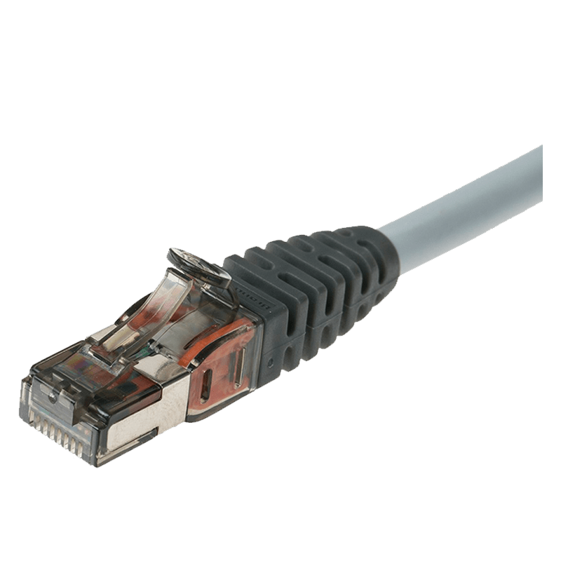 Latiguillo S/FTP Flexible Cat 6A - 1 m - Gris//S/FTP Flexible Cat 6A  Patch Cord - 1 m - Gray