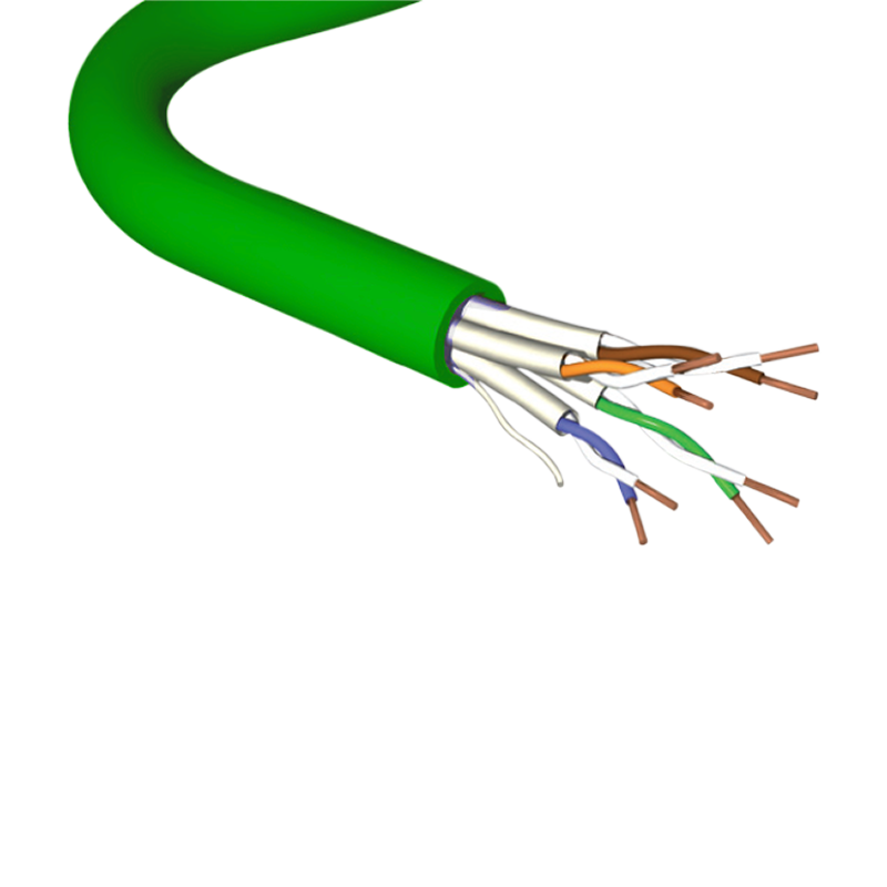 Cable FTP BRAND-REX® Cat6A Verde//BRAND-REX® FTP Cat6A Green Cable