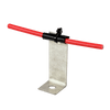 Pack de 25 Soportes en Forma de L (Acero Inox) - 50 mm//LHD Cable Accessory - Bracket "L", 50mm (2") (St Steel) w/ Sleeve - Qty 25