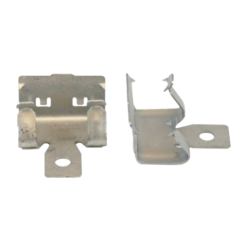 Pack de 25 Clips Metálicos de Sujeción (8-14 mm)//LHD Cable Accessory - Bracket "U", 60mm (2.4") (St Steel) w/ Sleeve - Qty 25