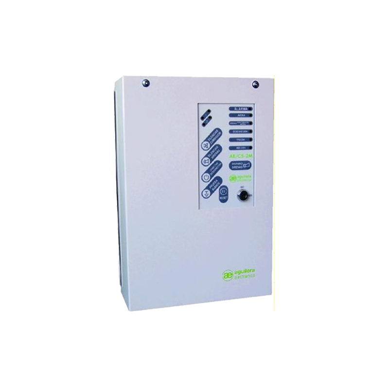 Central AGUILERA™ de 2 Zonas en Caja Metálica//AGUILERA™ 2 Zones Panel in Metal Box