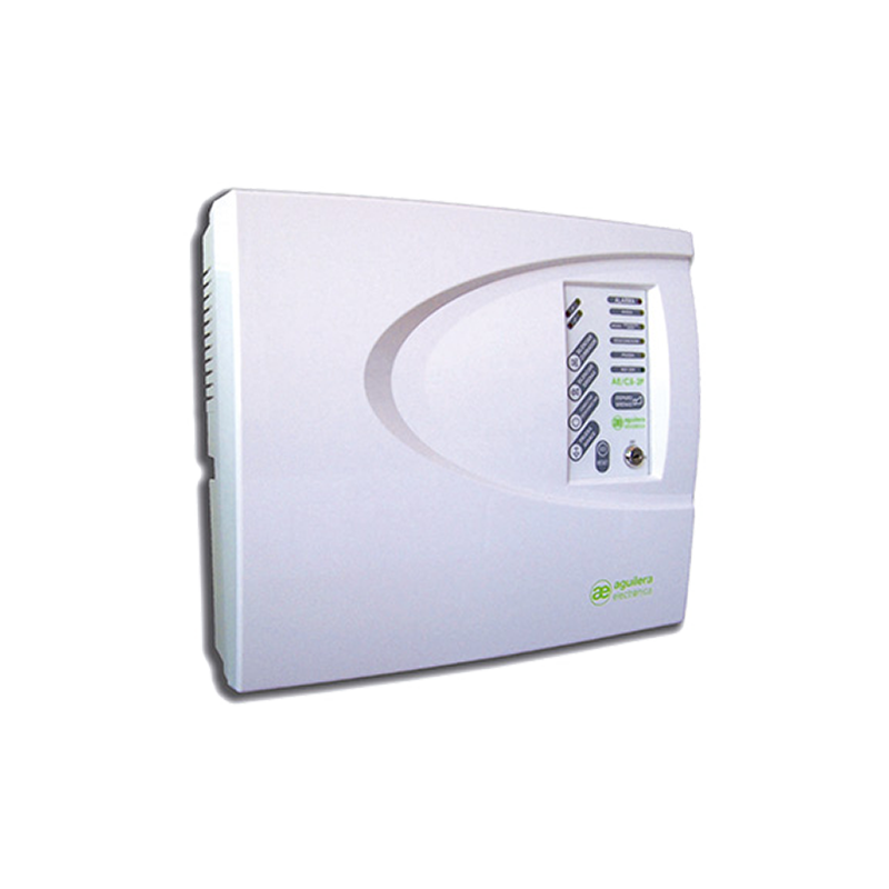 Central AGUILERA™ de 4 Zonas en Caja ABS//AGUILERA™ 4 Zones Panel in ABS Box