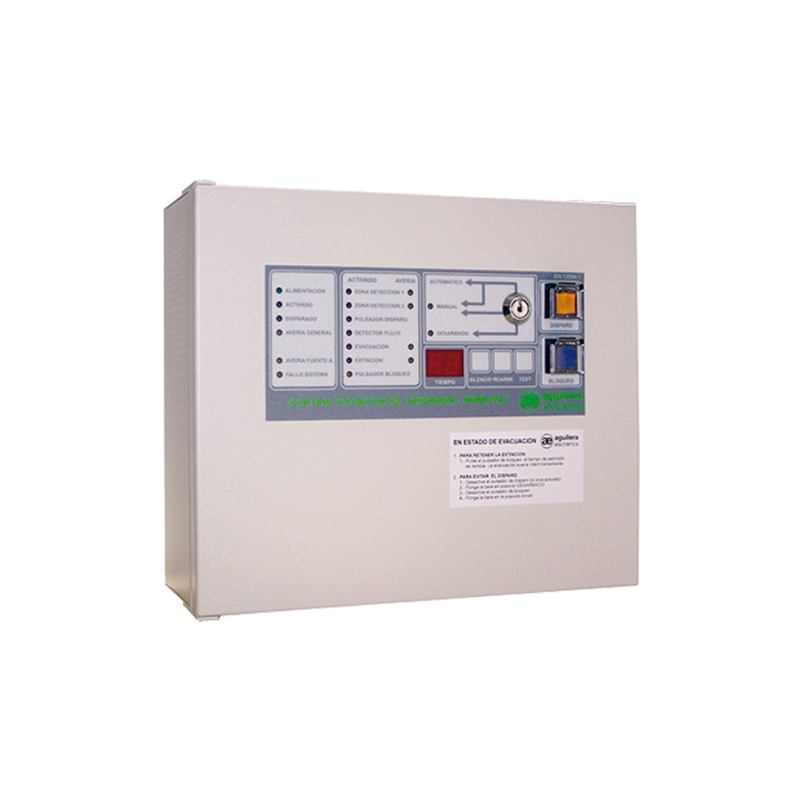 Central de Extinción AGUILERA™ para Det. C5 con Tarjeta Integración//AGUILERA™ Extinction Control Panel for C5 Detectors with integration Card