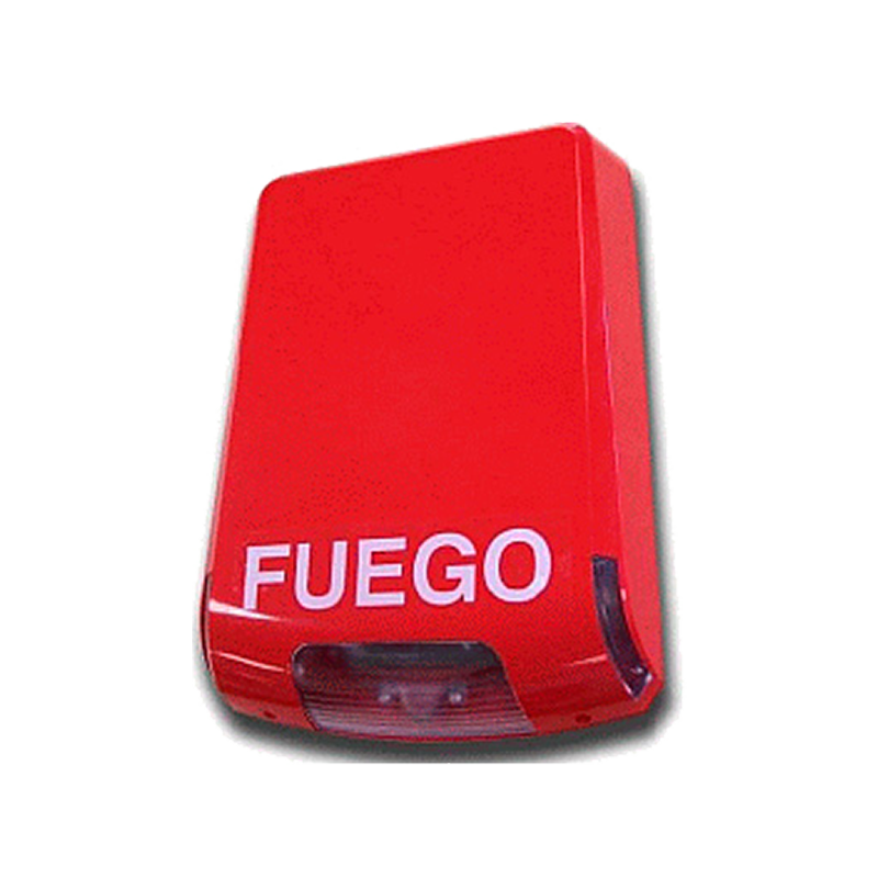 Sirena AGUILERA™ con Foco para Exterior//AGUILERA™ Outdoor Sounder with Focus