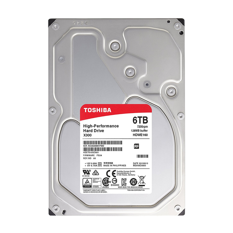 HDD Toshiba® 6 TBytes N300//HDD Toshiba® 6 TBytes N300