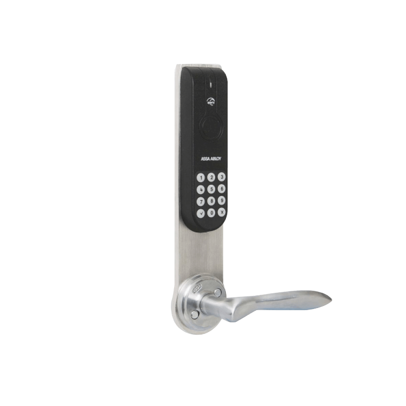 Cerradura ON-LINE ASSA ABLOY® APERIO™ L100 Estándar con Teclado (Scan)//ASSA ABLOY® APERIO™ L100 ON-LINE Standard Escutcheon with Keyboard (Scan)