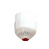 Sirena Multi-Tiono UTC™ Aritech™ Blanca con Flash (Techo) de Base Alta para Tubo Visto - Exterior//UTC™ Aritech™ 2000 Series Ceiling Mount Sounder/VAD, Multi-Tone, Deep Base, RED Flash