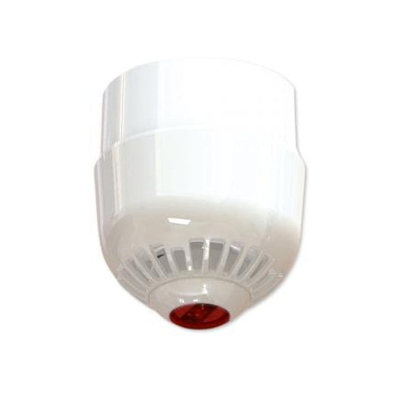 Sirena Multi-Tono KILSEN® con Flash Estroboscópico Blanco para Techo//KILSEN® Multi-Tone Sounder with White Strobe Light for ceiling