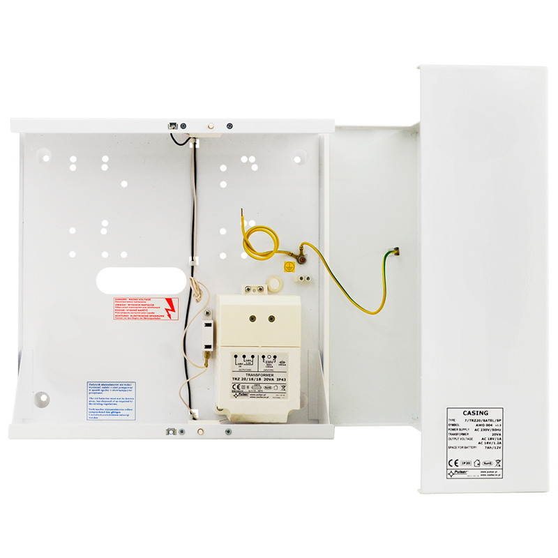 Caja PULSAR® 7/TRZ20/SATEL/GRADE3 para Centrales de Intrusión - G3//PULSAR® Casing 7/TRZ20/SATEL/GRADE3 for Alarm Panels - G3