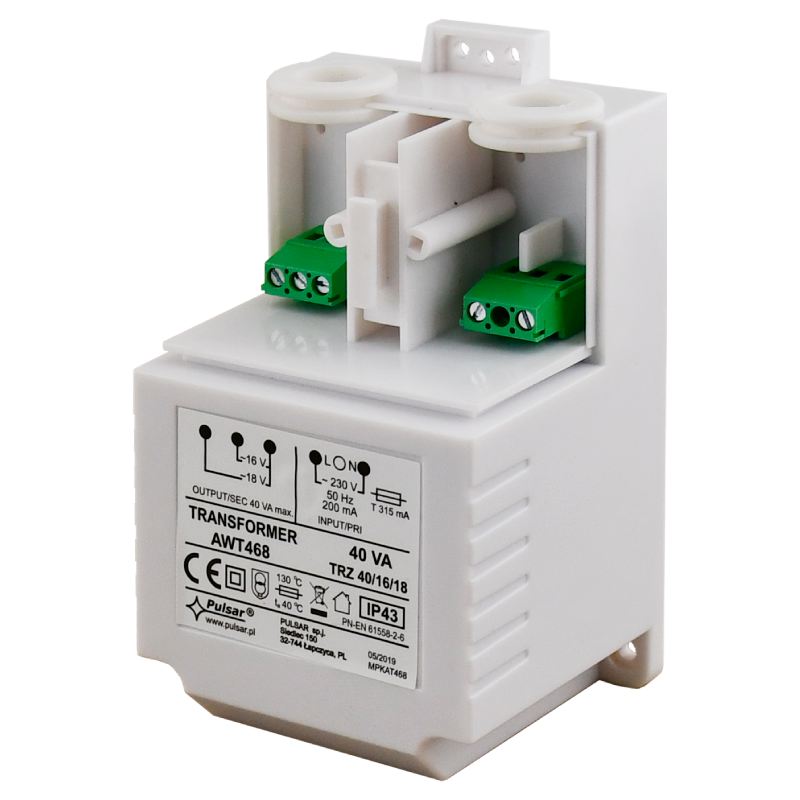 Transformador PULSAR® TRZ 40VA/16V/18V//PULSAR® TRZ 40VA/16V/18V Transformer