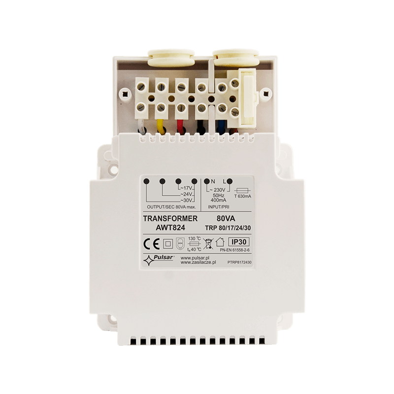 Transformador PULSAR® TRP 80VA 17V/24V/30V//PULSAR® TRP 80VA 17V/24V/30V Transformer