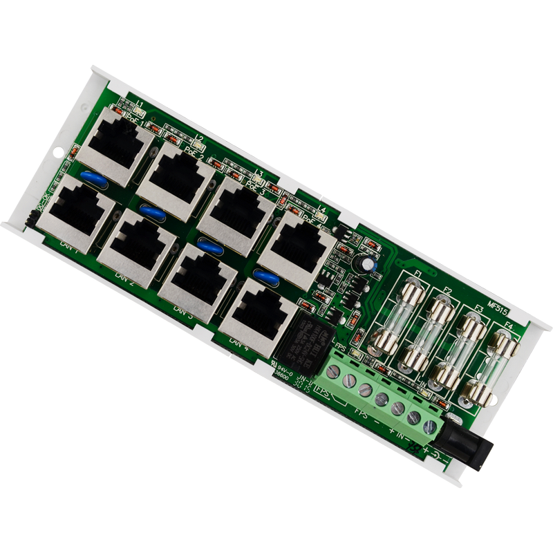 Módulo PULSAR® de Distribución PoE 4/0.5-1A/2.5/AW/R//PULSAR® PoE Distribution Module 4 / 0.5-1A / 2.5 / AW / R