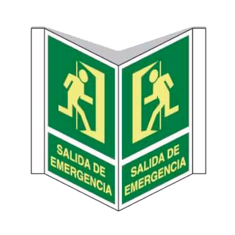 Placa con Solapa Tipo 4 (Placa - Clase B)//Fire Signboard with Flap Type 4 (Plastic Sheet - Class B)