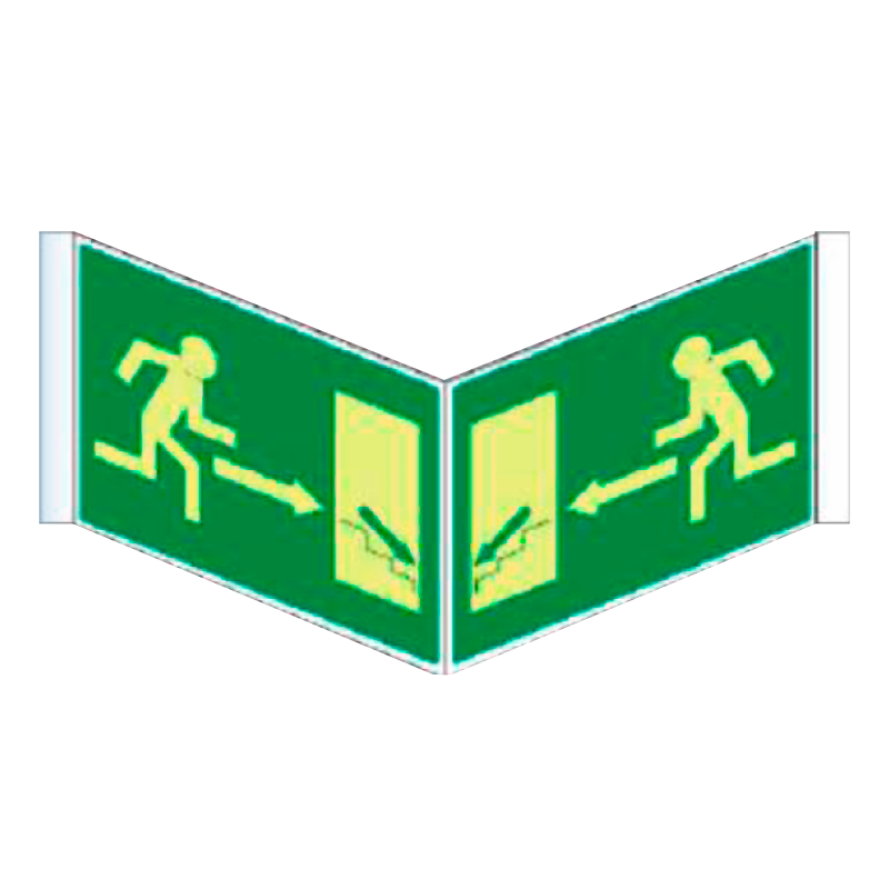 Placa con Solapa Tipo 5 (Lámina - Clase A)//Fire Signboard with Flap Type 5 (Plastic Sheet - Class A)