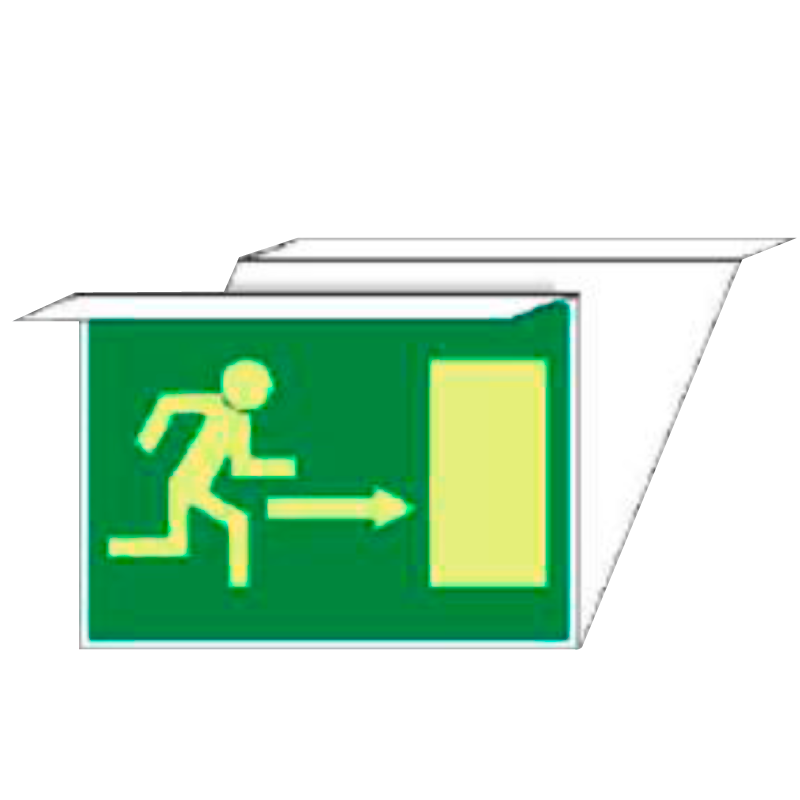 Placa con Solapa Tipo 12 (Lámina - Clase A)//Fire Signboard with Flap Type 12 (Plastic Sheet - Class A)