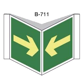 Placa con Solapa Tipo 17 (Lámina - Clase A)//Fire Signboard with Flap Type 17 (Plastic Sheet - Class A)