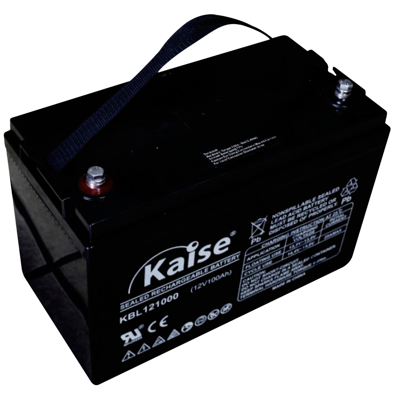 Batería KAISE™ KBL121000 de 12VDC 100Ah//KAISE™ KBL121000 12VDC 100Ah Battery