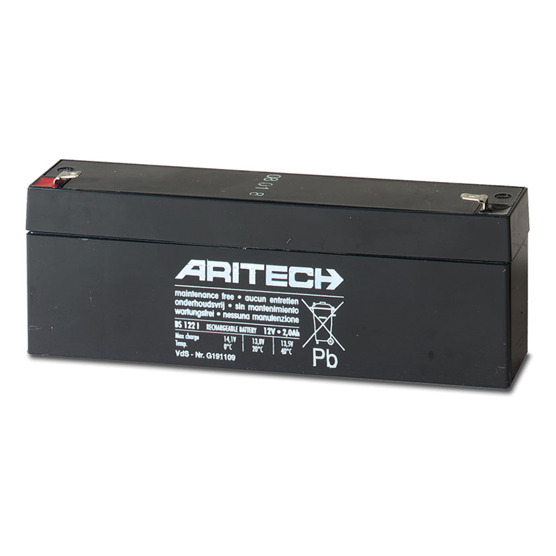 Batería de Plomo UTC™ Interlogix® 12VDC 2.3Ah//UTC™ Interlogix® Lead Battery 12VDC 2.3Ah