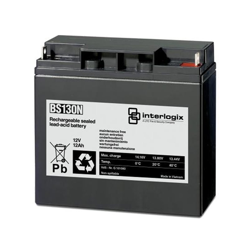 Batería de Plomo UTC™ Interlogix® 12VDC 18Ah//UTC™ Interlogix® Lead Battery 12VDC 18Ah