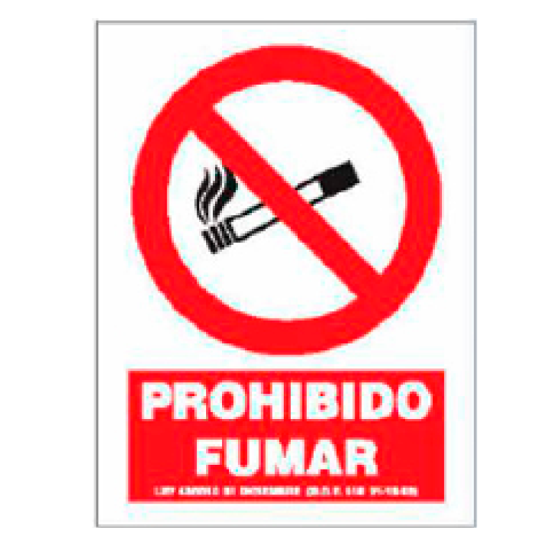 Cartel Adhesivo de Seguridad para Indicaciones de Oficinas y de Peligro//Adhesive Safety Signboard for Office and Danger Instructions