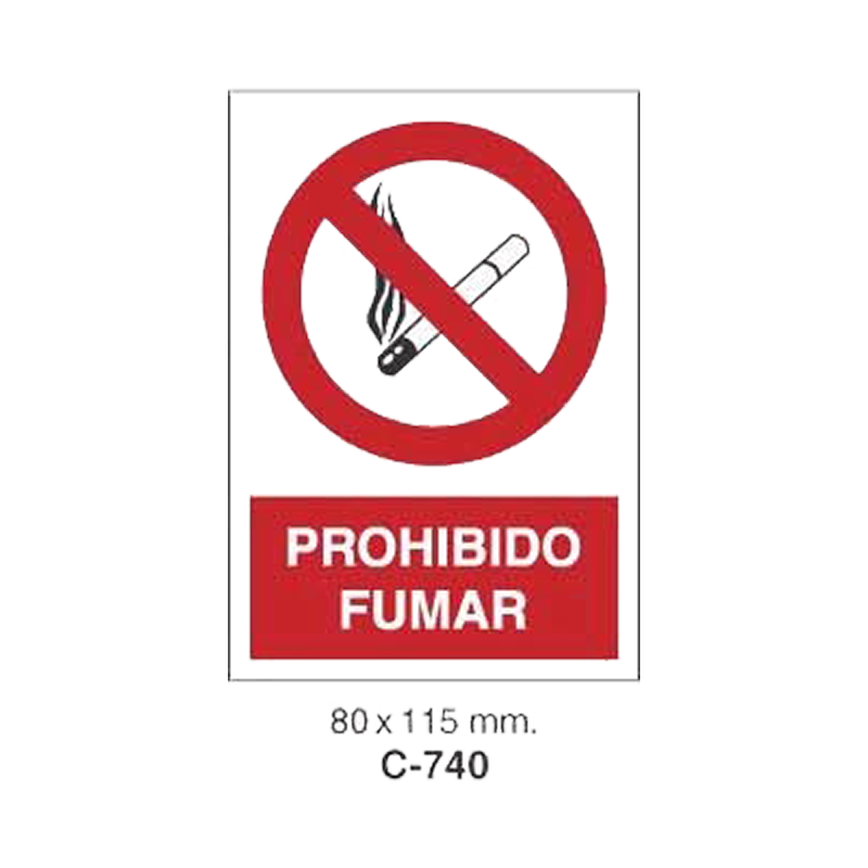 Cartel Adhesivo de Seguridad para Indicaciones de Obra//Adhesive Safety Signboard for Work Instructions