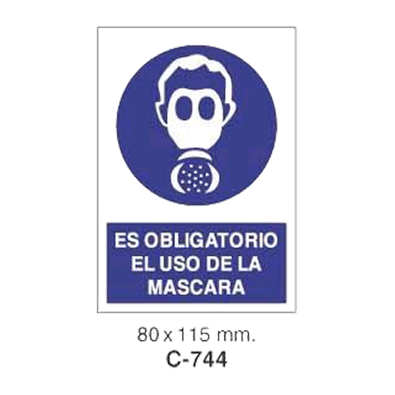Cartel Adhesivo de Seguridad para Indicaciones de Obra y de Peligro//Adhesive Safety Signboard for Work and Danger Instructions