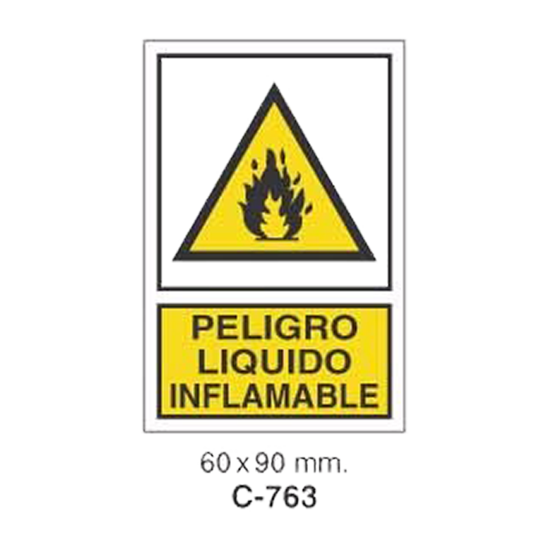 Cartel Adhesivo de Seguridad para Indicaciones de Obra y de Peligro//Adhesive Safety Signboard for Work and Danger Instructions
