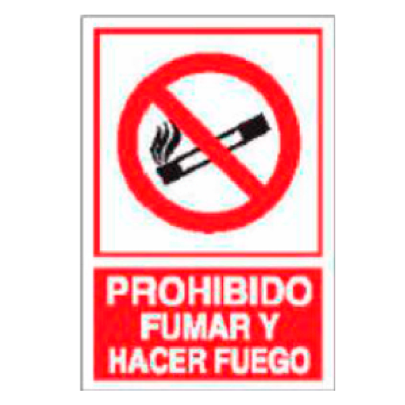 Cartel Adhesivo de Seguridad para Indicaciones de Obra y de Peligro//Adhesive Safety Signboard for Work and Danger Instructions