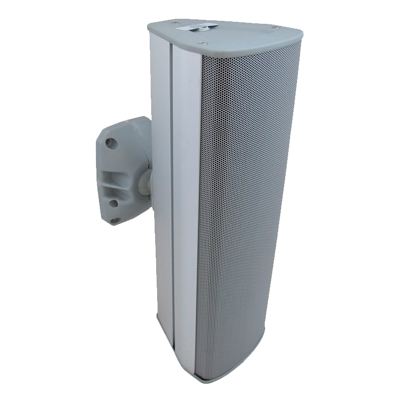 Columna Acústica DNH™ CAS-15-54T de Aluminio (15 W, IP 55, RAL 9006, Certificado EN 54)//DNH™ CAS-15-54T Aluminum Acoustic Column (15 W, IP 55, RAL 9006, EN 54 Certified)