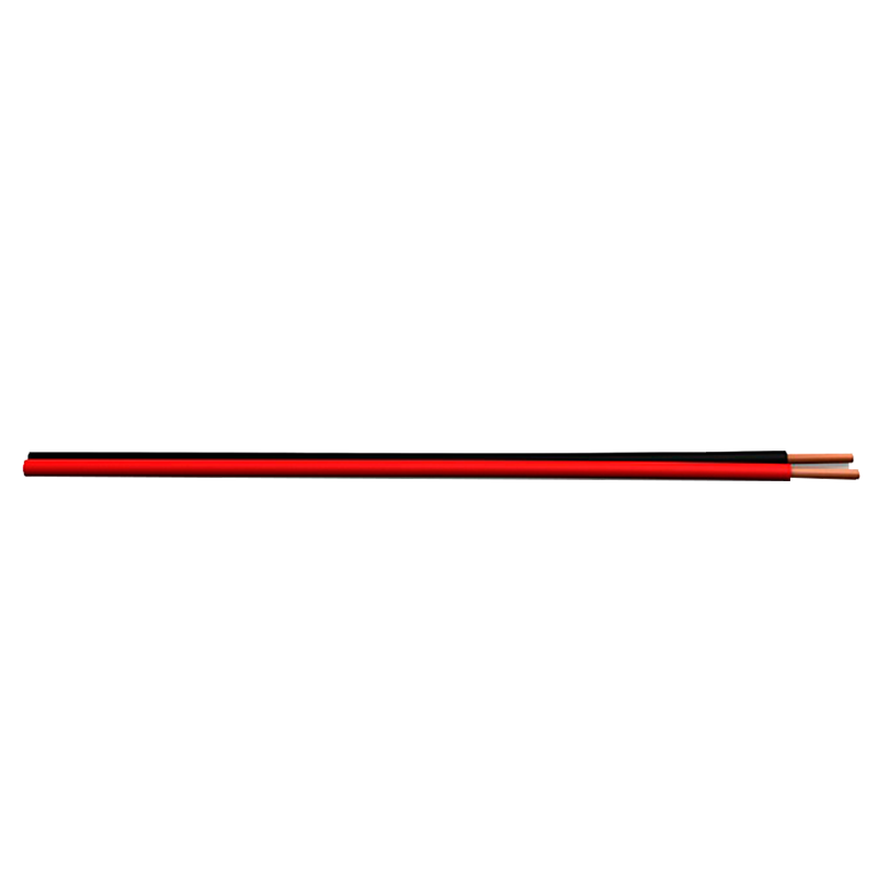 Cable Trenzado 2x1.5mm² Rojo-Negro//2x1.5mm² Red-Black Braided Cable