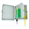 Caja de Terminación en Planta (24 Fusiones y 24 Empalmes SC) IP65//Floor Termination Box (24 Fusions and 24 SC Joints) IP65