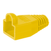 Capuchón Amarillo en PVC para Conectores RJ45//Yellow PVC Protector for RJ45 Connectors