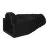 Capuchón Negro en PVC para Conectores RJ45//Black PVC Protector for RJ45 Connectors