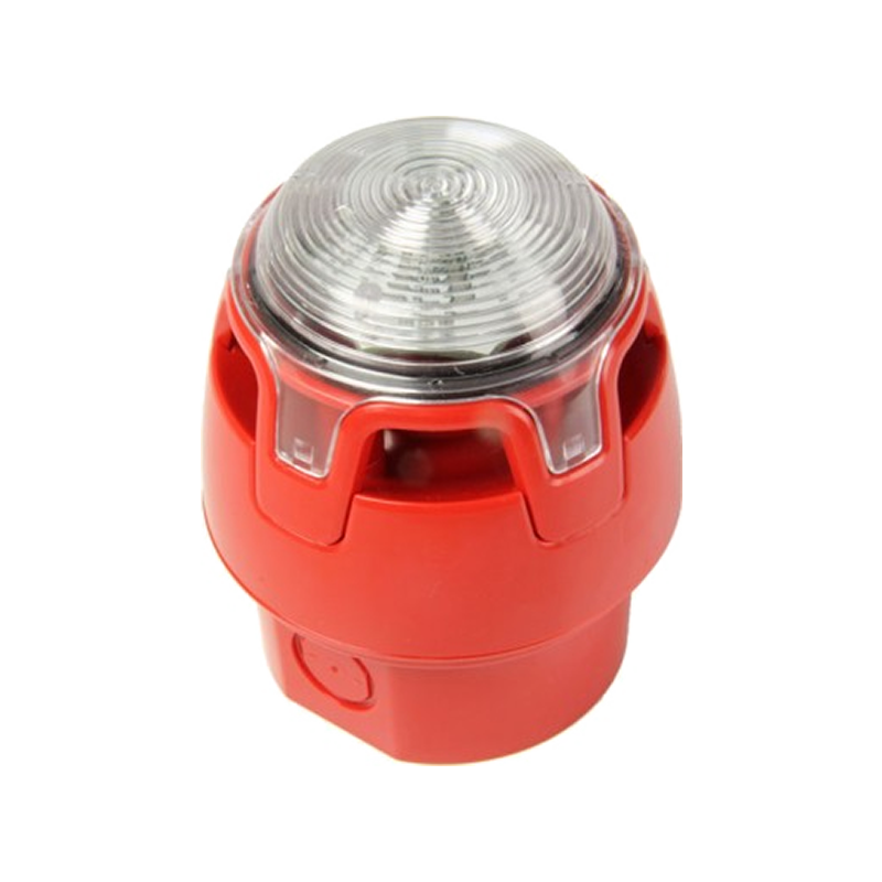 Sirena Óptico-Acústica KAC® con Base Alta IP65 (Clases C y W)//KAC® Optical-Acoustic Sounder with High Base (Class C and W)