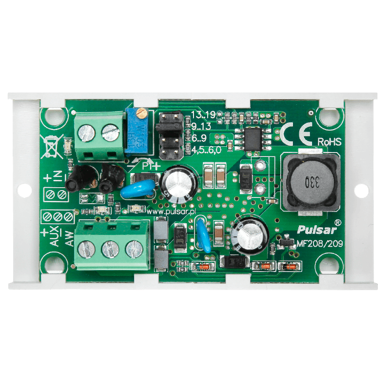 Conversor/Reductor de Alimentación PULSAR® DC/DC 1Amp (12VDC)//PULSAR® DC/DC 1Amp (12VDC) Power Converter/Reducer