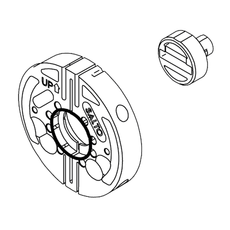 Adaptador Danalock™ para Cilindros Suizos//Danalock™ Adapter for Swiss Cylinders