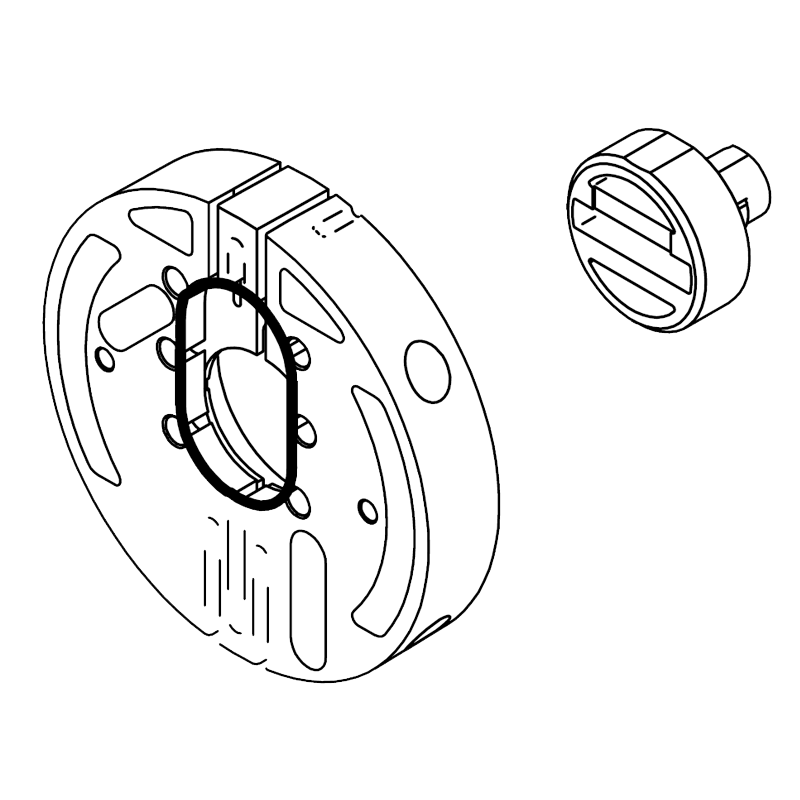 Adaptador Danalock™ para Cilindros Chilenos de Perfil OV//Danalock™ SALTO® Adapter for Chilean OV Cylinders