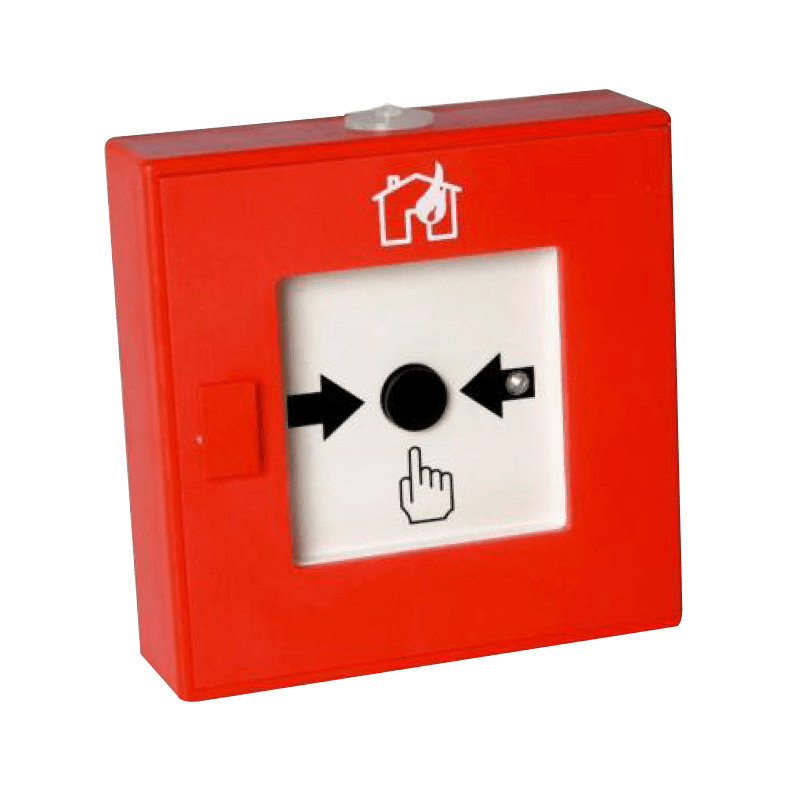 Pulsador de Alarma UTC™ Aritech™ Analógico con Aislador//UTC™ Aritech™ 2000 Series Addressable MCP w/ Isolator - RED