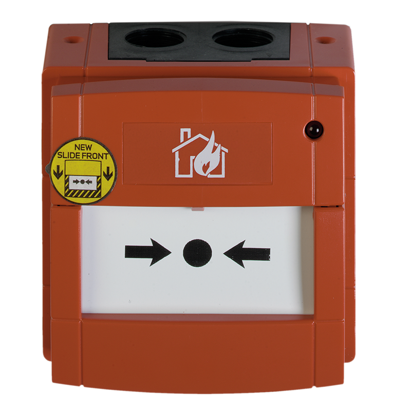 Pulsador de Alarma UTC™ Aritech™ Analógico IP67 con Aislador//UTC™ Aritech™ 990 Series IP67 Addressable Manual Call Point With Isolator
