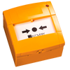 Pulsador de Alarma UTC™ Aritech™ Analógico Reseteable - Amarillo//UTC™ Aritech™ 990 Series Addressable Manual Call Point - Yellow