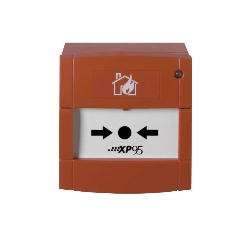 Pulsador de Alarma UTC™ Aritech™ Analógico con Aislador//UTC™ Aritech™ 990 Series Addressable Manual Call Point With Isolator