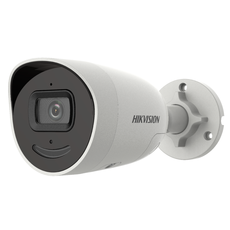 Cámara IP Bullet HIKVISION™ 2MPx 2.8mm con IR 40m (+Audio y Alarma)//HIKVISION™ 2MPx 2.8mm with IR 40m Bullet IP Camera (+Audio & Alarm)
