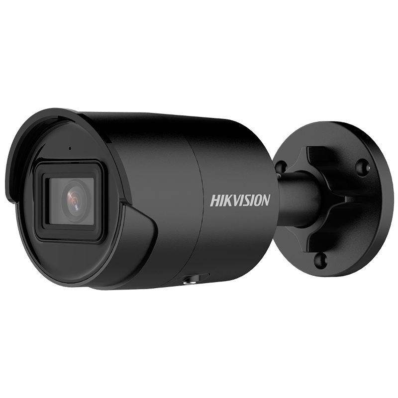 Cámara IP Bullet HIKVISION™ 4MPx 2.8mm (+Micrófono) - Negro//HIKVISION™ 4MPx 2.8mm Bullet IP Camera (+Microphone) - Black