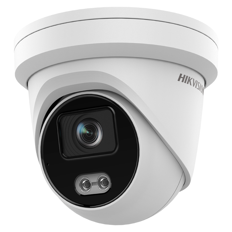 Minidomo IP HIKVISION™ 2MPx 2.8mm con Luz Blanca 30m (+Audio)//HIKVISION™ 2MPx 2.8mm IP Mini Dome with White Light Focus 30m (+Audio)