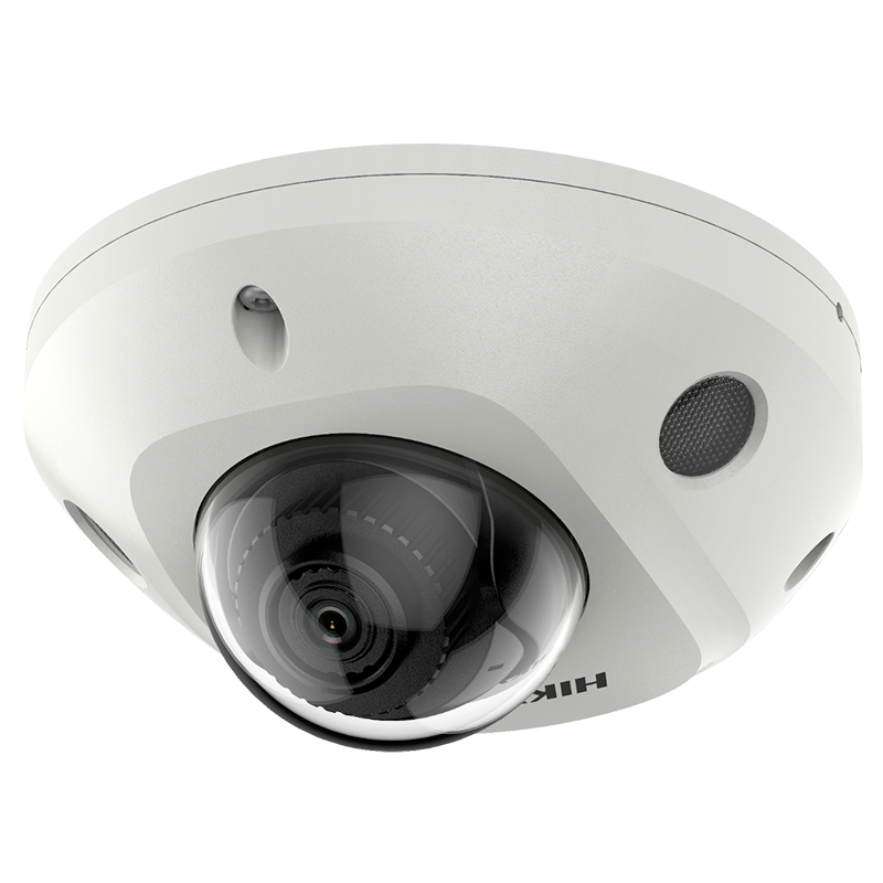 Minidomo IP HIKVISION™ 2MPx 2.8mm con IR 30 m (+Audio y Alarma)//HIKVISION™ IP Minidome 2MPx 2.8mm with IR 30 m (+Audio and Alarm)