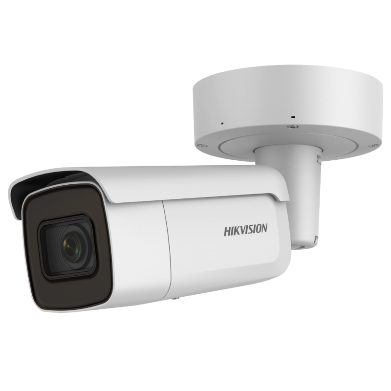 Cámara IP Bullet HIKVISION™ 2MPx 2.8-12mm Motorizada con IR 60m (+Audio y Alarma)//HIKVISION™ 2MPx 2.8-12mm Motor-Driven Bullet IP Camera with IR 60m (+Audio & Alarm)