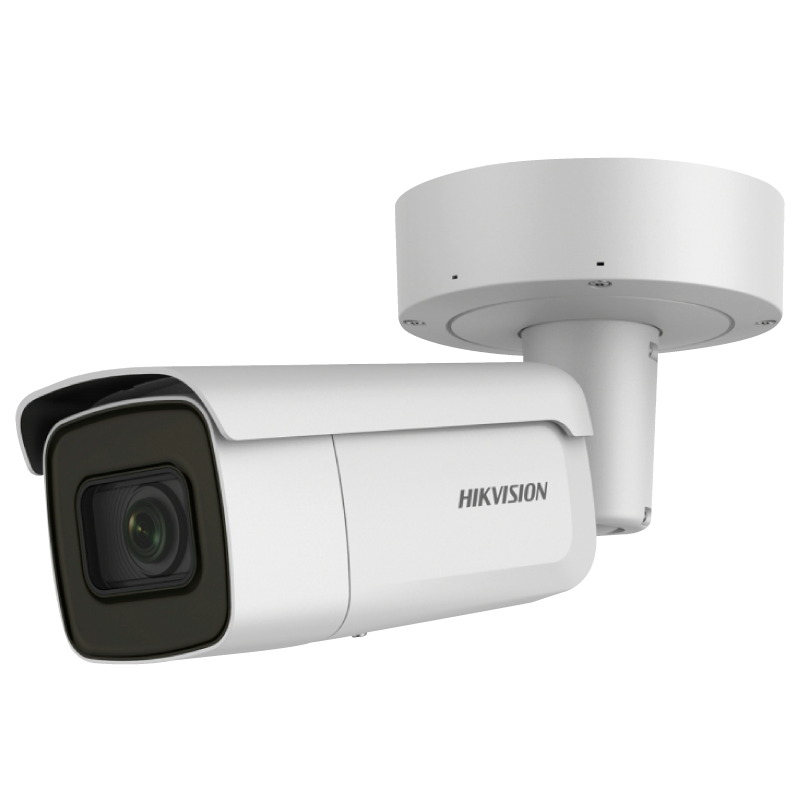 Cámara IP Bullet HIKVISION™ 6MPx 2.8-12mm Motorizada con IR EXIR 50m (+Audio y Alarma)//HIKVISION™ 6MPx 2.8-12mm Motorized IP Camera with IR EXIR 50m (+Audio and Alarm)