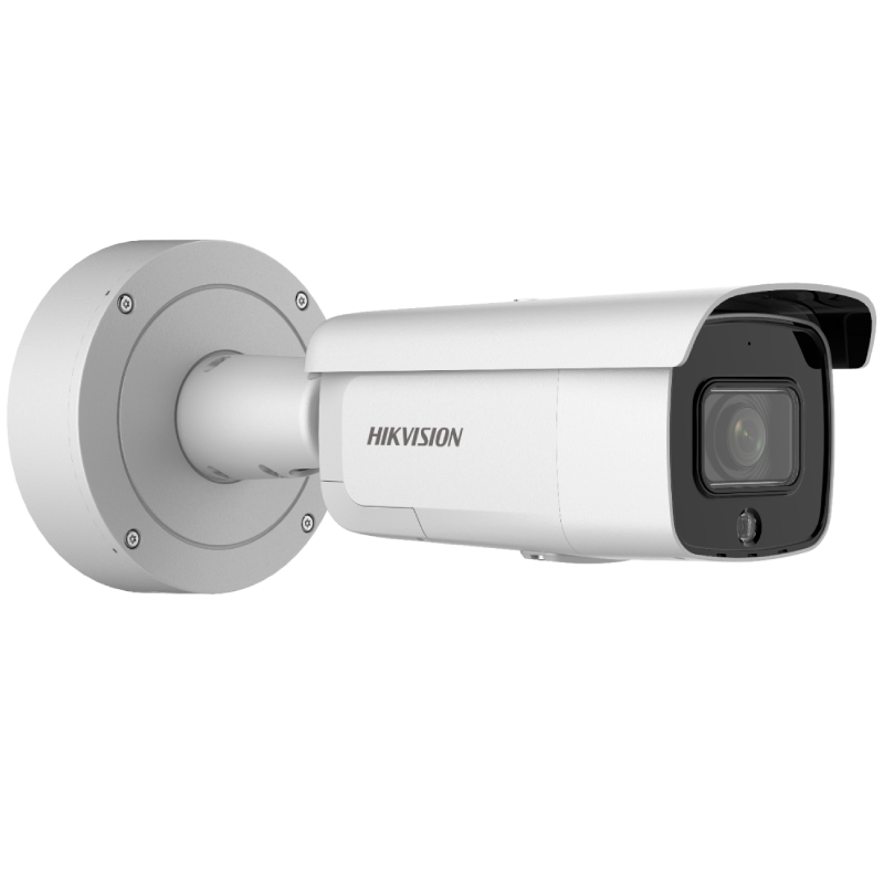 Cámara IP Bullet HIKVISION™ 8MPx 2.8-12mm Motorizada con IR 60m (+Audio y Alarma)//HIKVISION™ 8MPx 2.8-12mm Motor-Driven Bullet IP Camera with IR 60m (+Audio & Alarm)