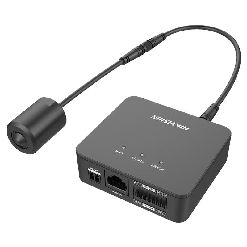 Cámara Oculta HIKVISION™ 2Mpx 4mm (+Audio y Alarma)//HIKVISION™ 2Mpx 4mm Hidden Camera (+Audio and Alarm)