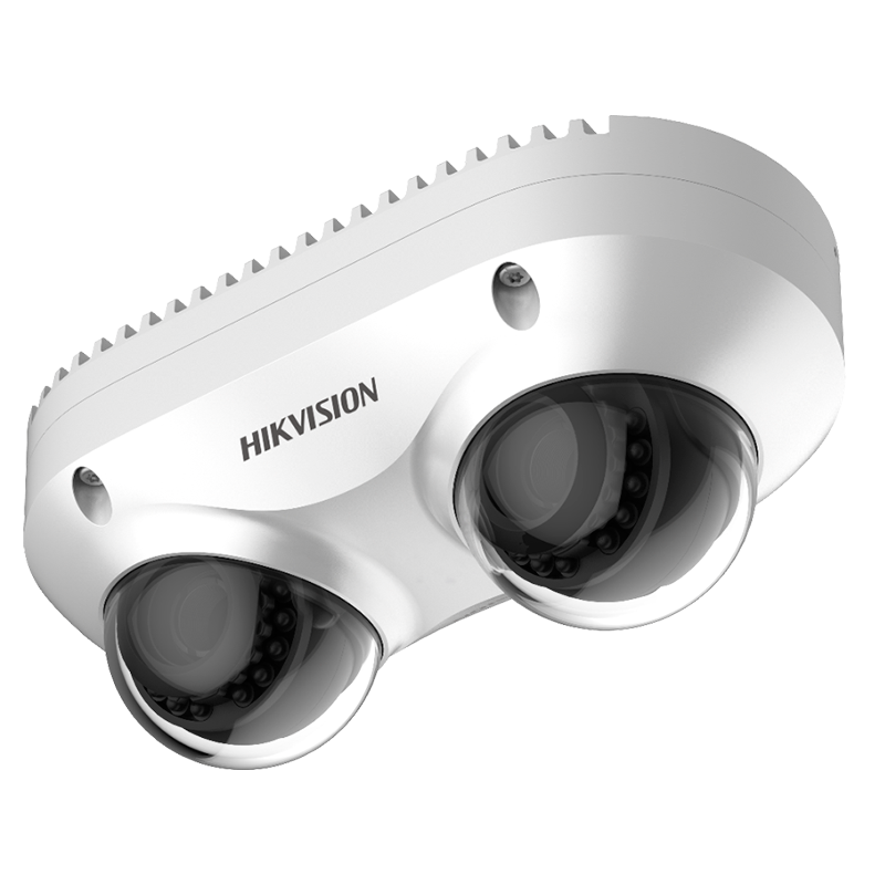 Minidomo IP HIKVISION™ PanoVu Bidirecional 5MPx 2.8mm con IR 10m//HIKVISION™ PanoVu IP minidome Bidirectional 5MPx 2.8mm with IR 10m
